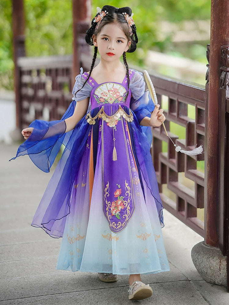 Girl Summer Fairy Ancient Style Princess Dress Han Dynasty