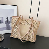 Bag Female Summer Cut Out Work Clothing Straw Woven Bag