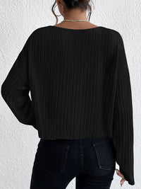 Autumn Fashion Thread Pullover T-shirt Long Sleeve Knitwear