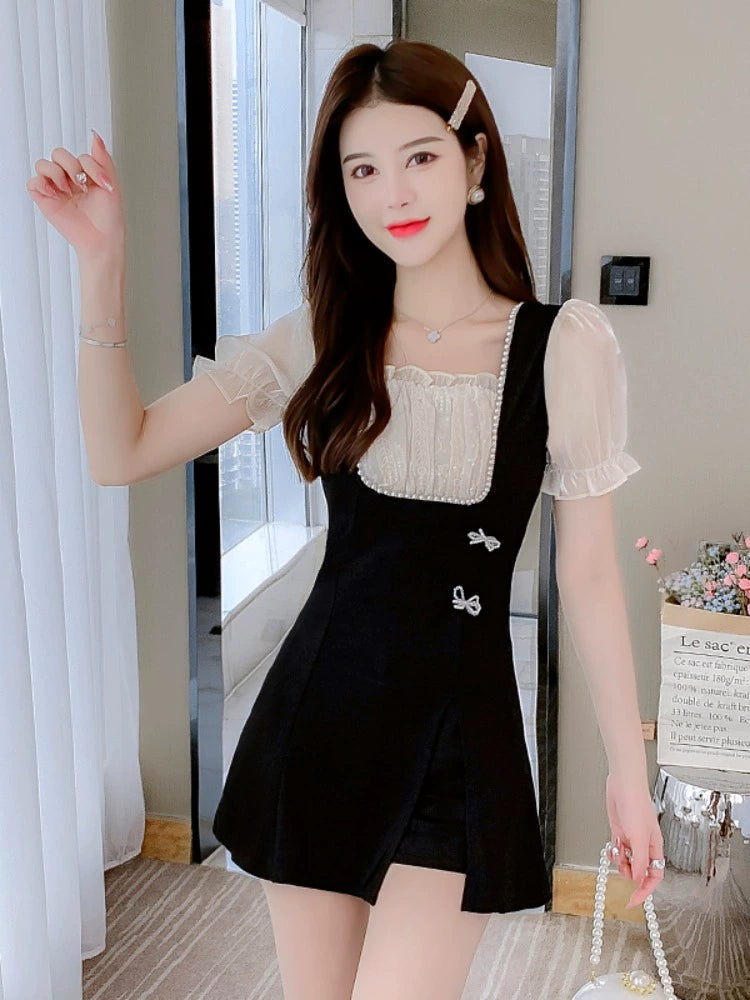 Women's Dress Summer Fashion Slim Looking Short Sleeve