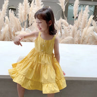 Stylish Summer Children's Casual Thin Vest Slip Dress