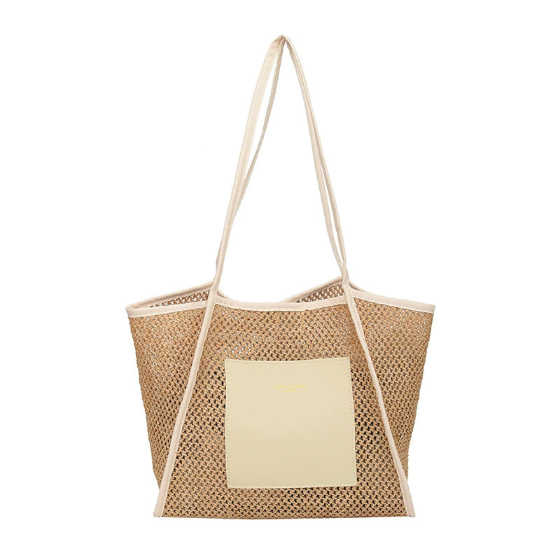 Bag Female Summer Cut Out Work Clothing Straw Woven Bag