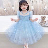 Children's Ice and Snow Dress High-End Dress