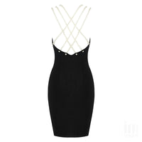 Bare Back Slim-Fit Party Party Dress Bandage Dress