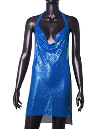 Instagram Light Diamond Halter Strap Dress for Birthday Party