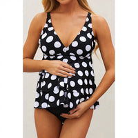 19.9 Yuan Clearance Special Offer Maternity Swimsuit Double Layer Foldable Design plus Size Swimsuit Two-Piece Suit Fashion Separates Swimsuit