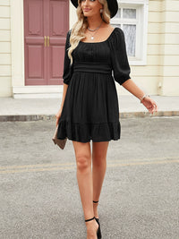 Summer New Arrival off-Neck Fashion Waist-Tight Dress