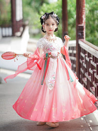 Girl Summer Fairy Ancient Style Princess Dress Han Dynasty
