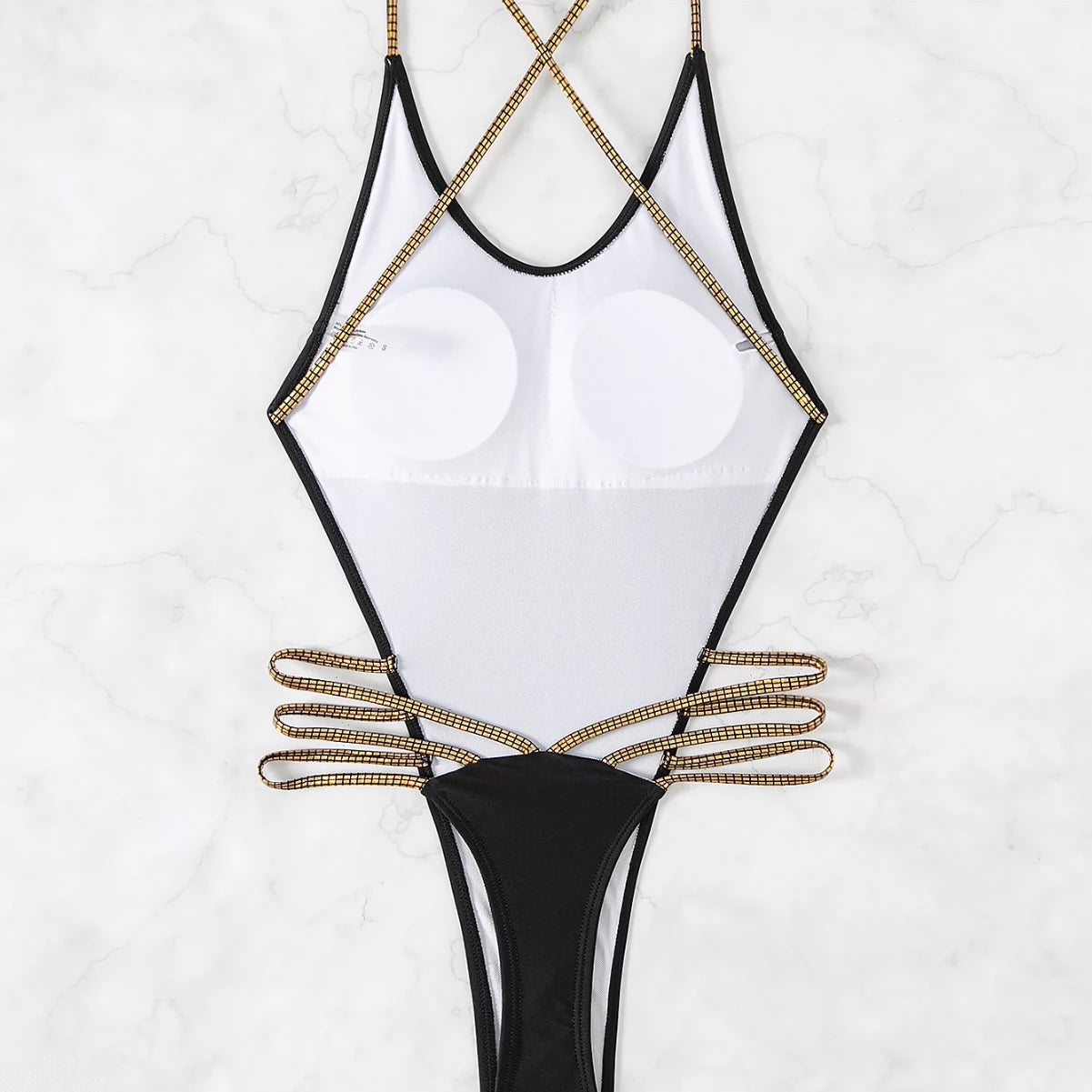 2024 Sexy Solid One-Piece Beach Swimsuit European and American Hot Sal Mega Mart Center 2024 Sexy Solid One-Piece Beach Swimsuit European and American Hot Sal Mega Mart Center