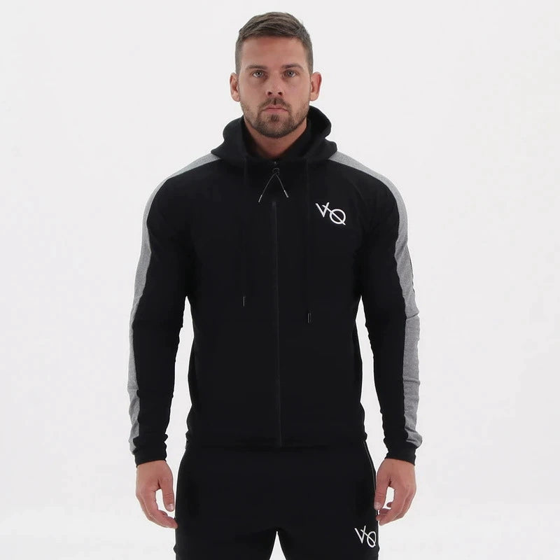 European and American Men's Running Brothers Fitness Clothes Sports Hoodies