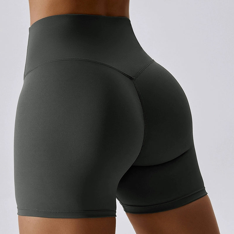 Summer High Waist Hip Lifting Sport Shorts Skinny Hip Raise Cloud Sense Yoga Pants Women's Outwear Running Workout Shorts Shorts