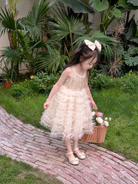 66 Princess Dress Girls' Dress Summer Dress Kids' Skirt 2023 New Western Style Little Girl Dress Gauze Dress Fashionable