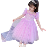 Children's Ice and Snow Dress High-End Dress