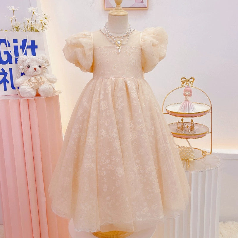 Tulle Tutu Stylish Summer Dress for Little Girls
