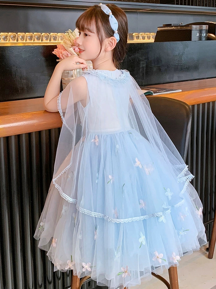 Little Girl Princess Dress Children's Fashionable Summer Elsa Clothes