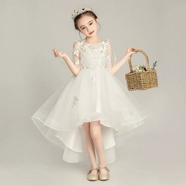 High-End Evening Dress Children's Tulle Tutu Summer Princess Dress