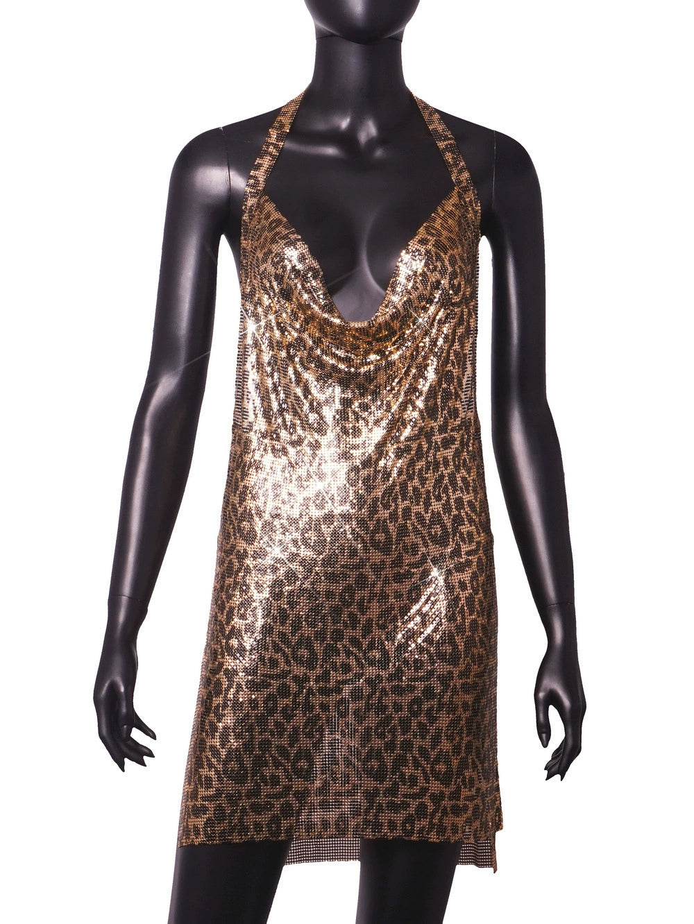 Instagram Light Diamond Halter Strap Dress for Birthday Party