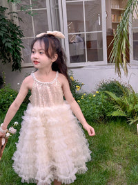 66 Princess Dress Girls' Dress Summer Dress Kids' Skirt 2023 New Western Style Little Girl Dress Gauze Dress Fashionable