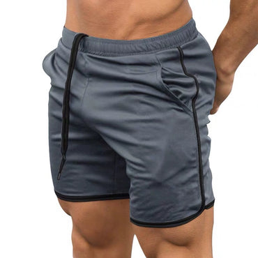 Men's plus Size Muscle Workout Mesh Quick-Dry Shorts