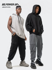 Spring and Autumn New Men's Ankle-Tied Loose Knitted All-Matching Sweatpants