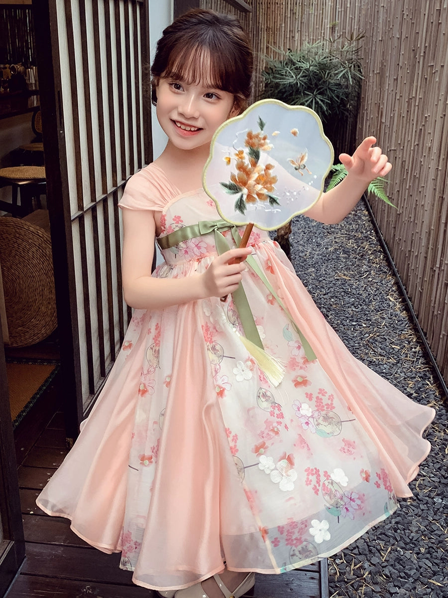 Summer Clothes Western Style Sleeveless Little Girl Super Fairy Dress