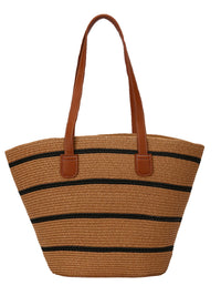 Retro Fancy Large Capacity Vacation Straw Woven Bag