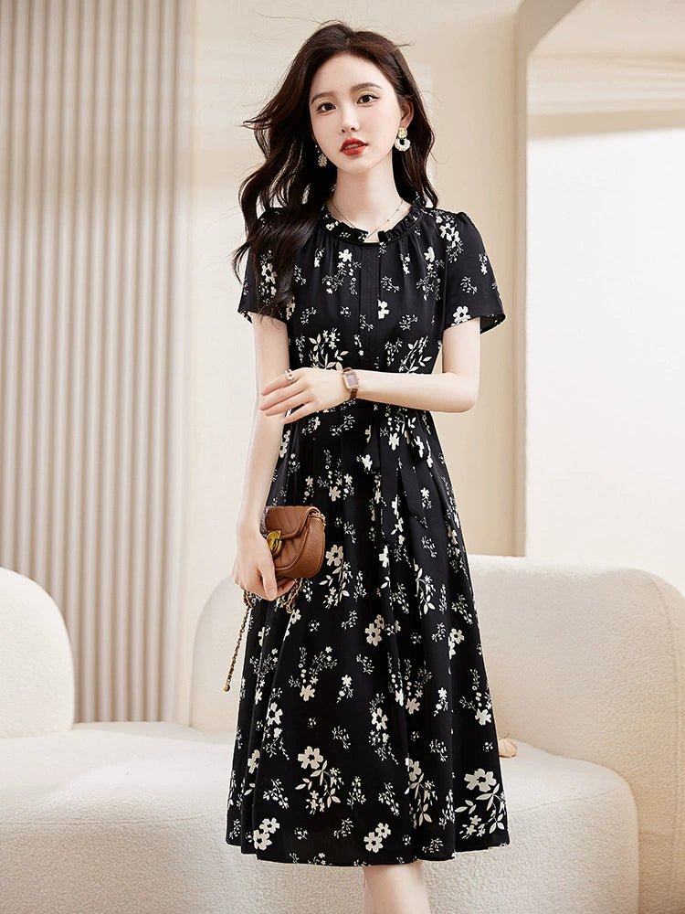 Summer International Hangzhou Silk Dress