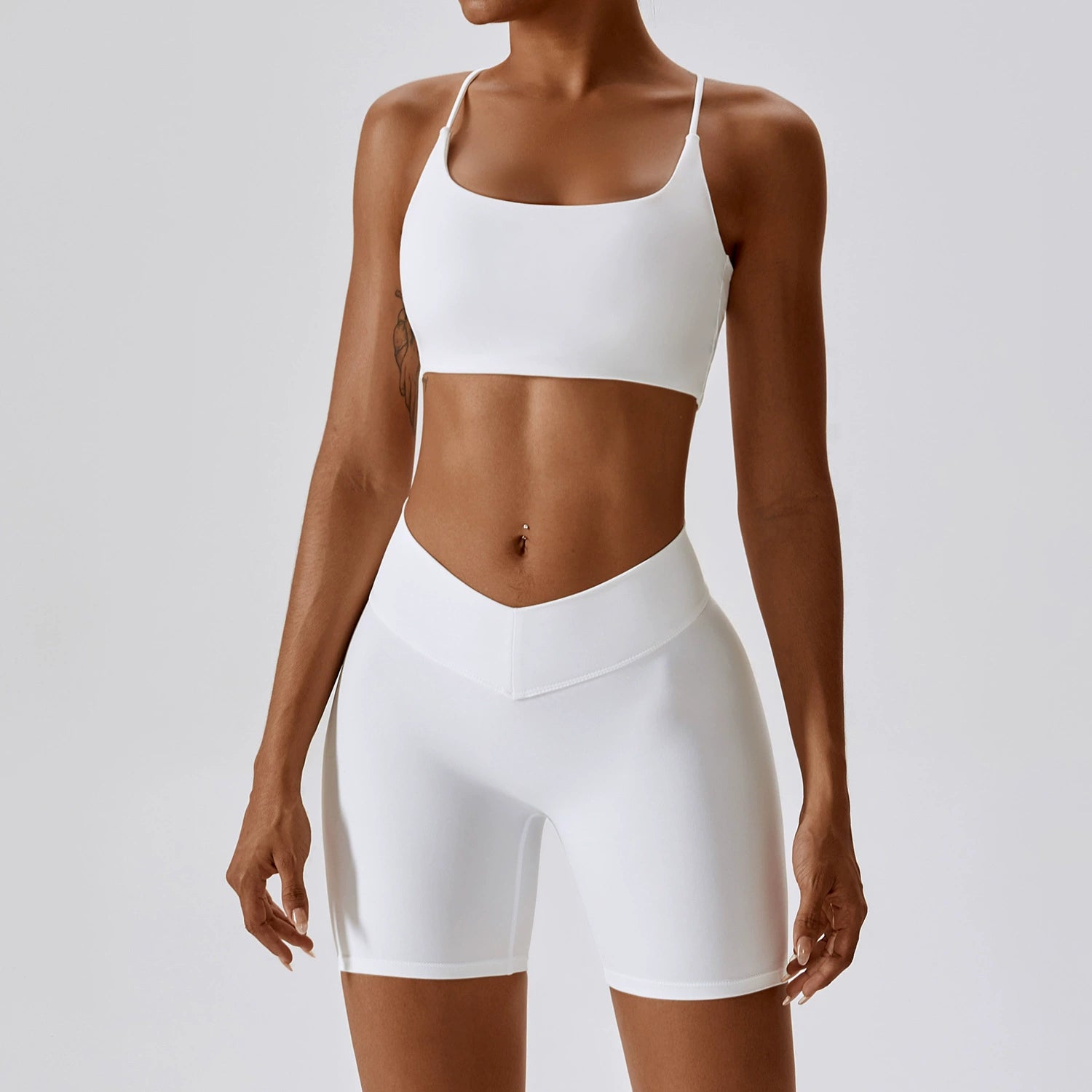 European and American Sexy Beauty Back Cross Yoga Clothes Twisted Plea Mega Mart Center European and American Sexy Beauty Back Cross Yoga Clothes Twisted Plea Mega Mart Center