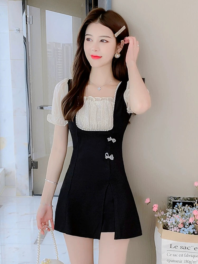 Women's Dress Summer Fashion Slim Looking Short Sleeve