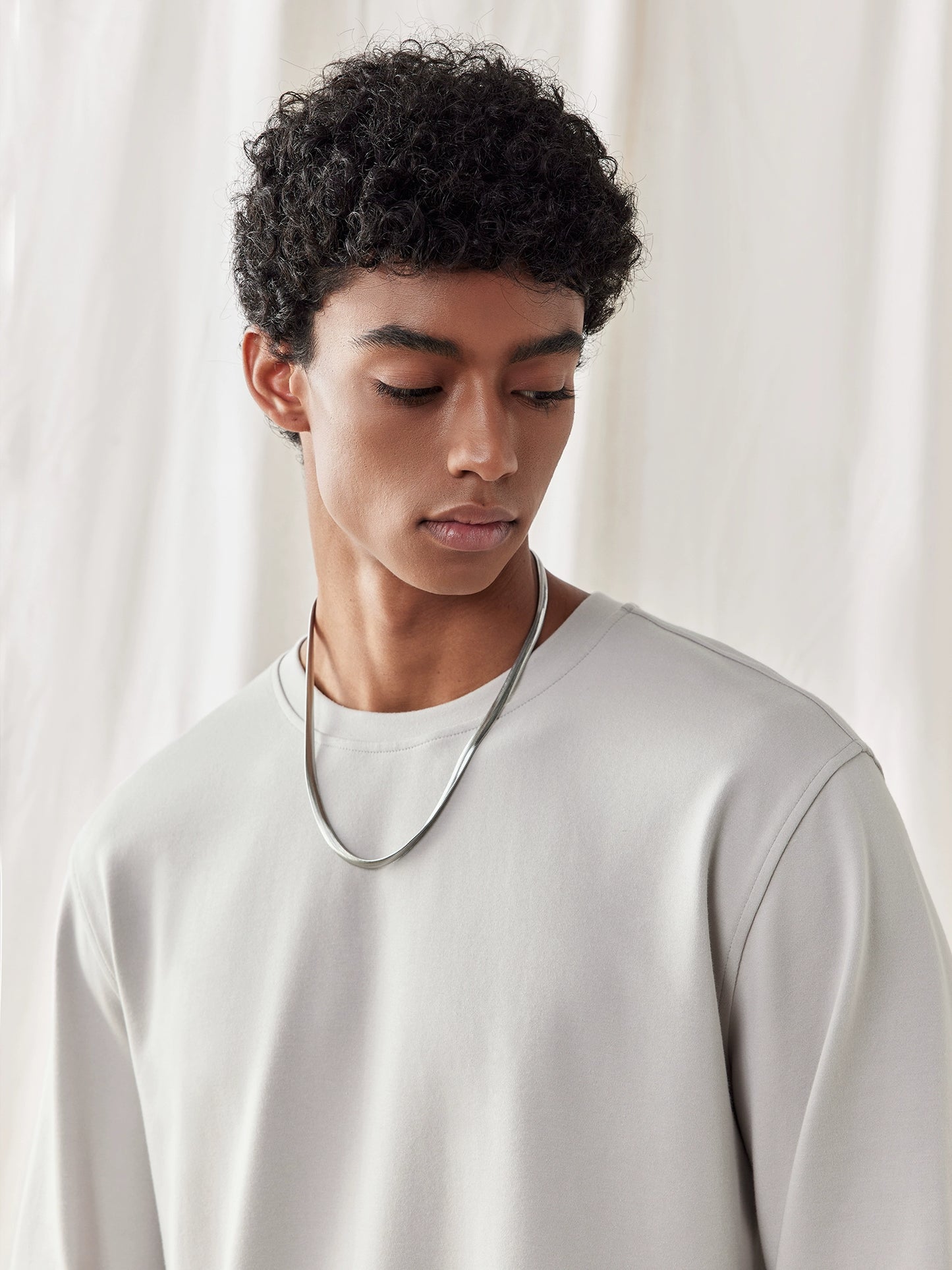 New Solid Color Men's Autumn Simplicity Long-Sleeved Bottoming Shirt