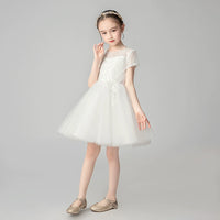 Tulle Tutu Stylish Short-Sleeved Dress Children's Dress