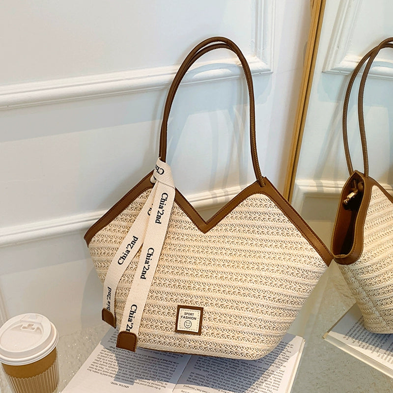 Bag Female Summer Seaside Beach Work Clothing Straw Woven Bag