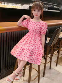 Princess Dress Summer Fashionable Girl Heart Thin Children's Clothing