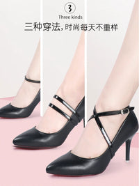 Anti-Drop Handy Gadget Lace-up Invisible High Heels