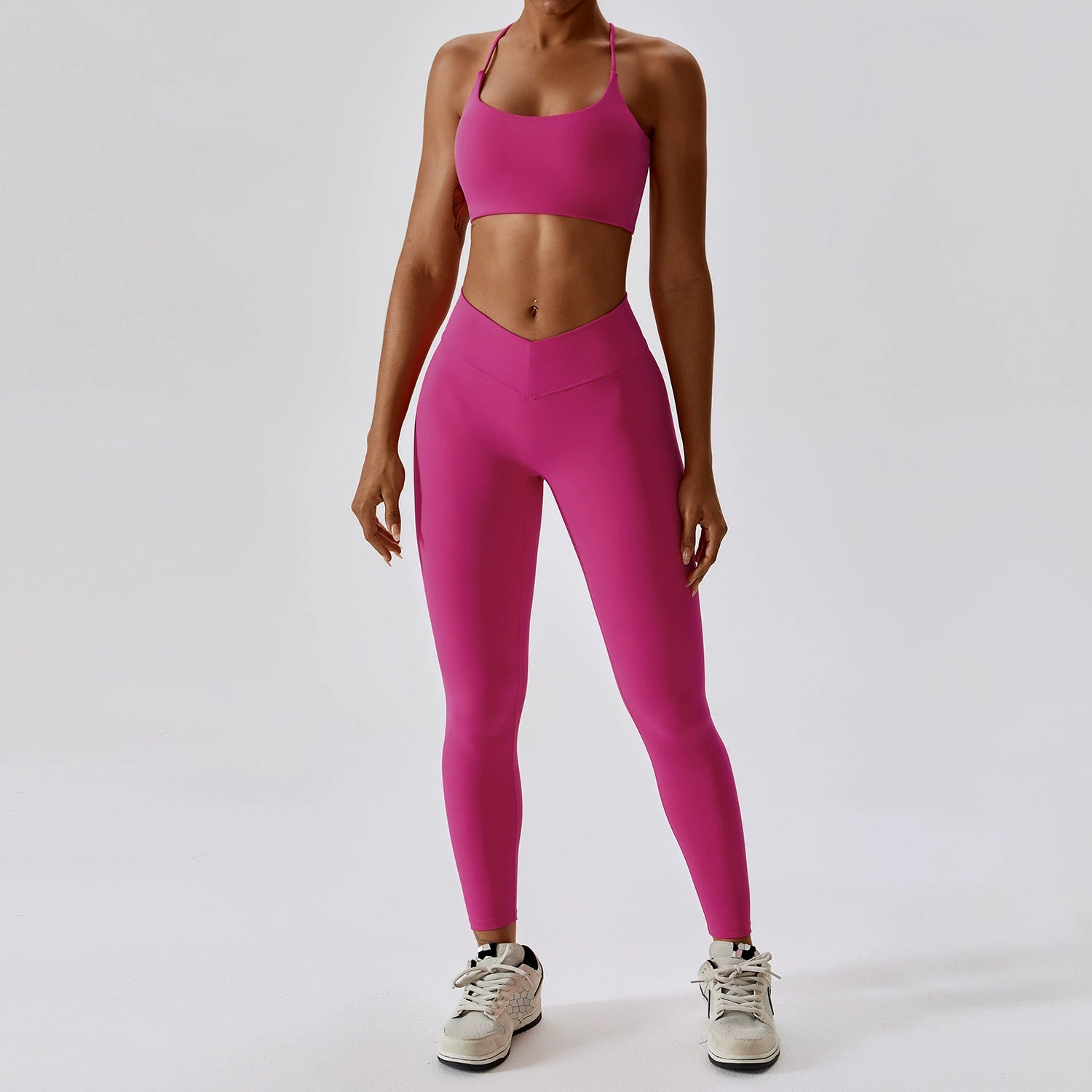 European and American Sexy Beauty Back Cross Yoga Clothes Twisted Plea Mega Mart Center European and American Sexy Beauty Back Cross Yoga Clothes Twisted Plea Mega Mart Center
