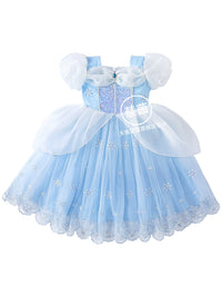 Girls' Halloween Spring and Autumn Classy Luminous Wings Lolita Children's Princess Elsa Dress Birthday Dress Autumn