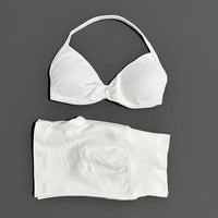 2 Piece Sport Set Women Seamless Yoga Tank Bra High Waist Scrunch Bum Gym Shorts Sets Fitness Running Workout Suit