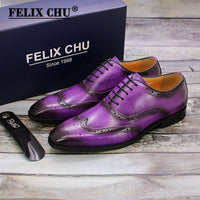 Big Size 6-13 Luxury Men Dress Shoes Genuine Calf Leather Oxford Shoes for Men