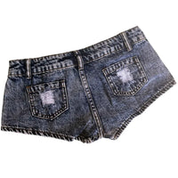 New Women's Low Waist Sexy Denim Jeans Short Shorts Nightclubs Bars and Beaches