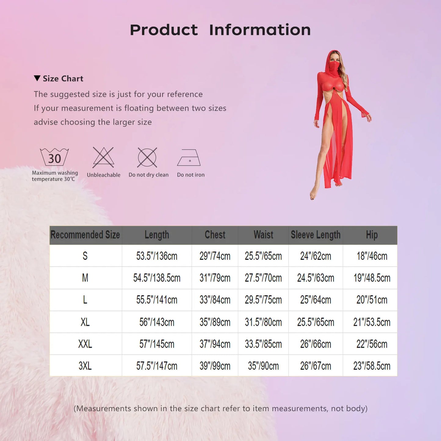 Women Sheer Dress with Hooded Face Mask Maxi High Slit Sexy Mesh Dress Long Sleeves Hollow Out Sheer Dress Cover Up Swimwear