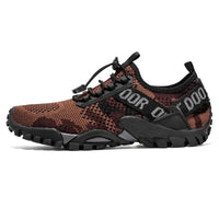 New Men's Shoes Flying Woven Mesh Sports Breathable Light Casual Sports Running Soft Sole Travel Shoes Sneakers Off White Shoes
