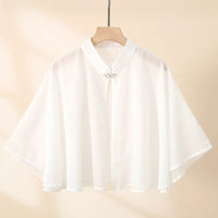 Spring Chiffon Short Outer Wear Sunscreen Shawl Women Sun Clothing Summer Sun Protection Air-Conditioning Cloak Lace Thin Jacket