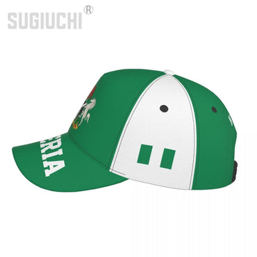 Unisex Nigeria Flag Nigerian Adult Baseball Cap Patriotic Hat for Baseball Soccer Fans Men Women