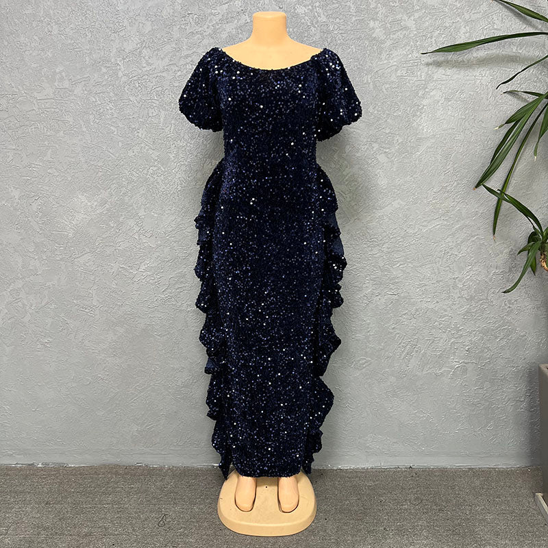 Off Shoulder Sequin Sexy Formal Party Long Dresses Women Bodycon Tiere – Mega Mart Center Off Shoulder Sequin Sexy Formal Party Long Dresses Women Bodycon Tiere – Mega Mart Center