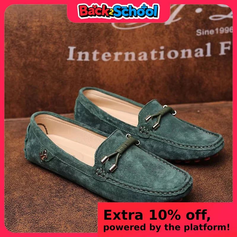 MAEDEF Shoes Mens Size 37-48 Luxury Man Loafers Soft Hot Sell Moccasins High Quality Shoes Casual Driving Flats Penny Male Shoes