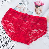 Girl's Sexy Floral Lace Panties Women Lingerie 11 Colors S M L Women's Panties Lace Comfortable Cotton Shorts Thongs Women