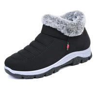 Women's Winter Shoes for Middle-Aged and Elderly Mothers, Non-Slip Women's Velvet Warm Grandma Fashion Snow Boots and Short Boots