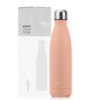 WATERSY 500ml Insulated Water Bottle, Stainless Steel Thermal Leakproof Flask, BPA-Free Double Walled Vacuum Bottle for Sports