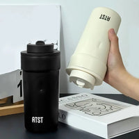 Practical Stainless Steel Insulated Cup Vacuum 600ml Coffee Thermal Mug Insulated Leak-proof Coffee Cup Office