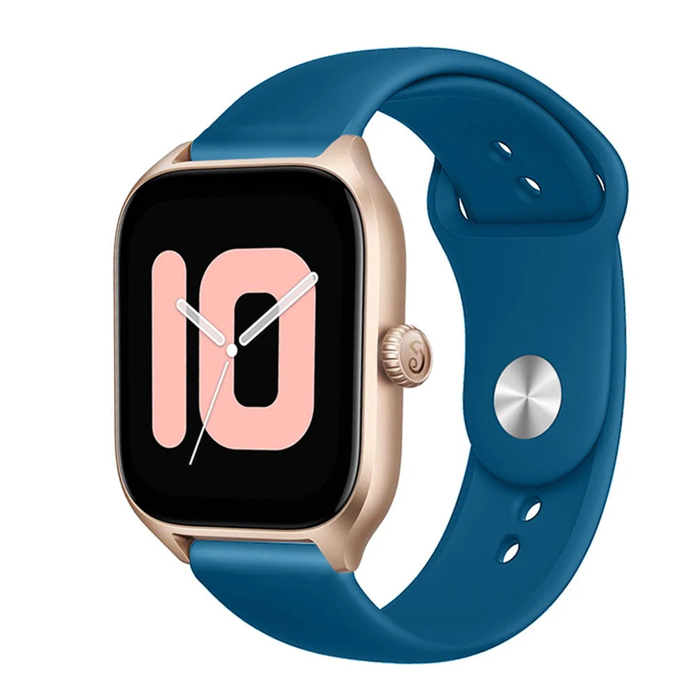 20mm/22mm Silicone band For Amazfit GTS 3/2/2e/GTS2 Mini/GTR 42mm/47mm/GTR 3/3 Pro/2/2e Sport Watch Bracelet Amazfit bip 6 strap